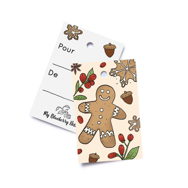 gift tag gingerbread