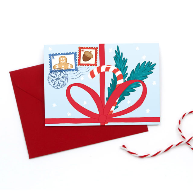 Greetings cards Christmas gift square