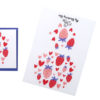 Greetings cards mini coeur fraise 2