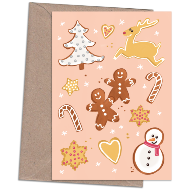Greetings Card Holiday Cookies