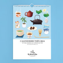 Calendrier Thés 2024 illustration Manon Richard