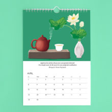 Calendrier Thés 2024 illustration Manon Richard