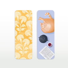 Bookmarks Marigold Cat Tea